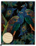 Stil - Drevený obraz Peacocks