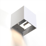 HAMA - Hama SMART WiFi nástenné svetlo, štvorcové, 10 cm, IP44, vonkajšie/vnútorné použitie, biele
